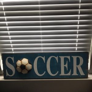 sports metal wall sign